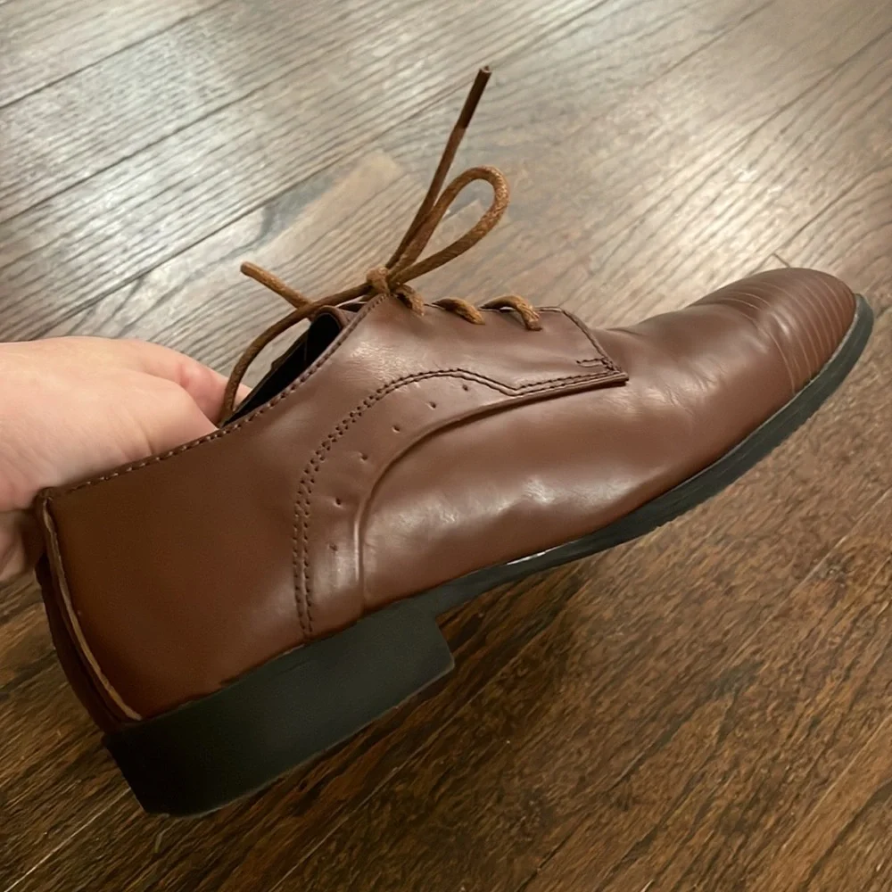 Kenneth Cole New York Big Kid Brown Dressy Shoes